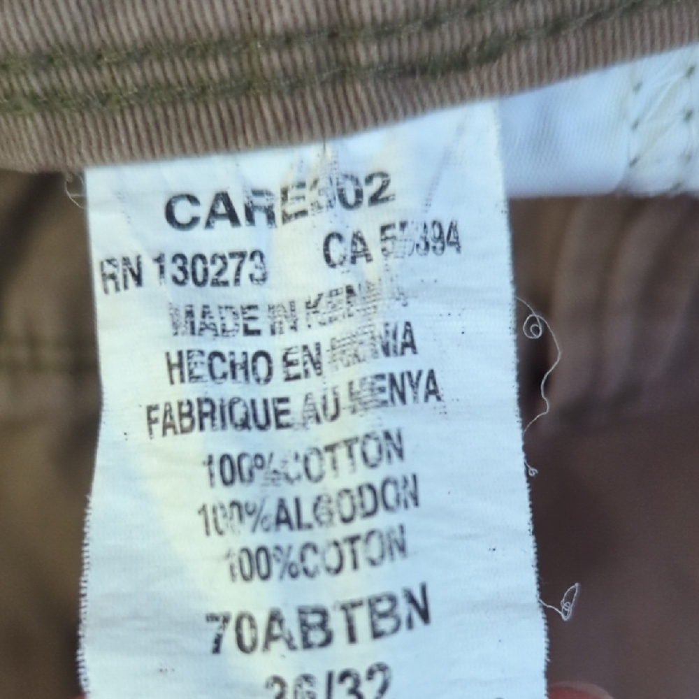 Wrangler Men's Relaxed Fit Straight Cargo Pants - Brown 36 x 32 - Picture 7 of 7